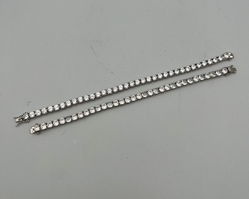 Clear 5mm Rhinestone Tennis Bracelet