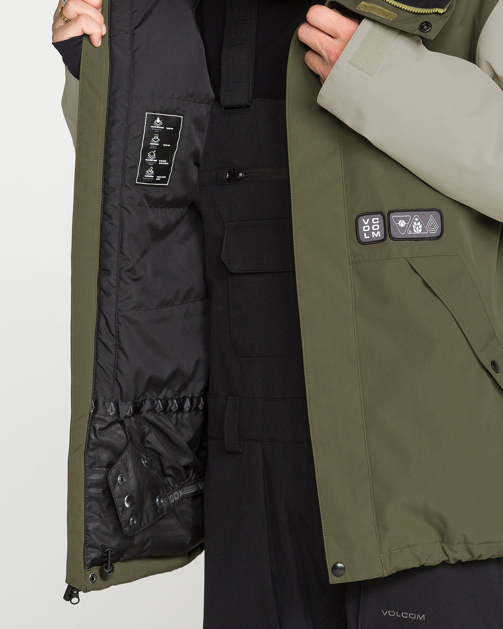 Volcom Men's Double Insulated Jacket (Teak)