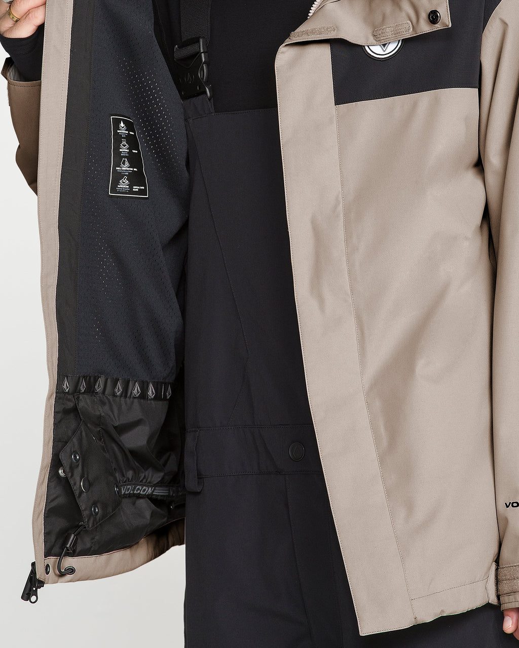 Volcom Men's Buckthreeeighty Jacket (Khaki)