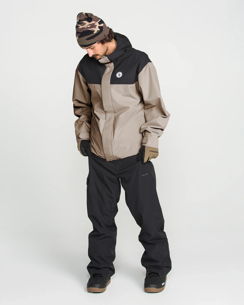 Volcom Men's Buckthreeeighty Jacket (Khaki)