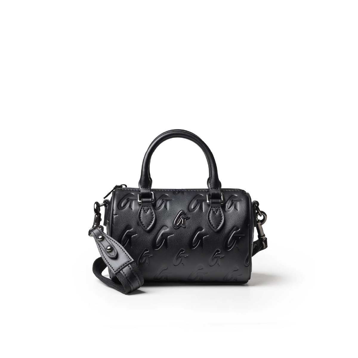 NANO MONOGRAM GAL BOSTON BAG - BLACK