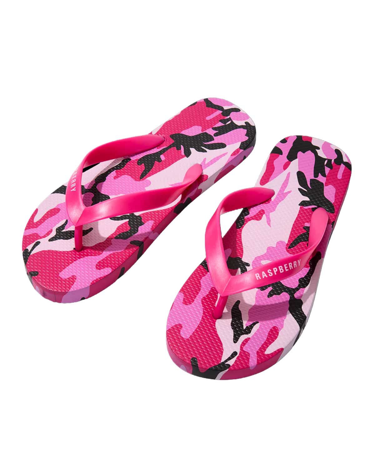 GV Gallery Pink Camo Flip Flops Pink
