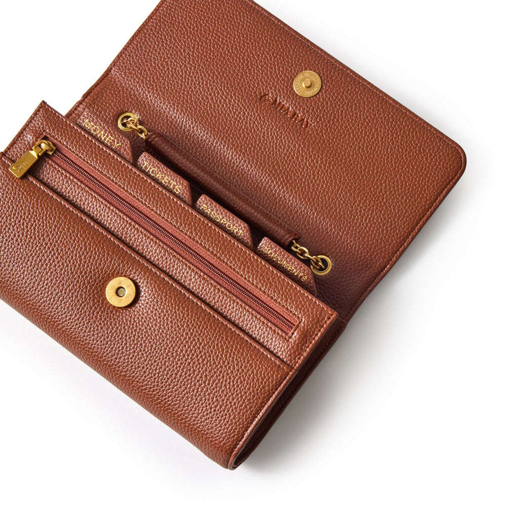 PEBBLE TRAVEL WOC - BROWN