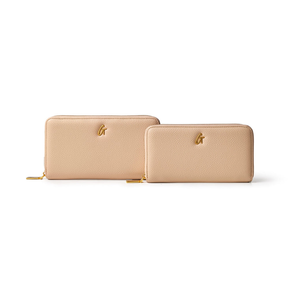 STANDARD PEBBLE WALLET - NUDE