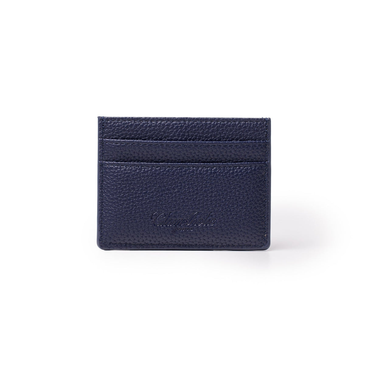 PEBBLE CARD HOLDER - NAVY