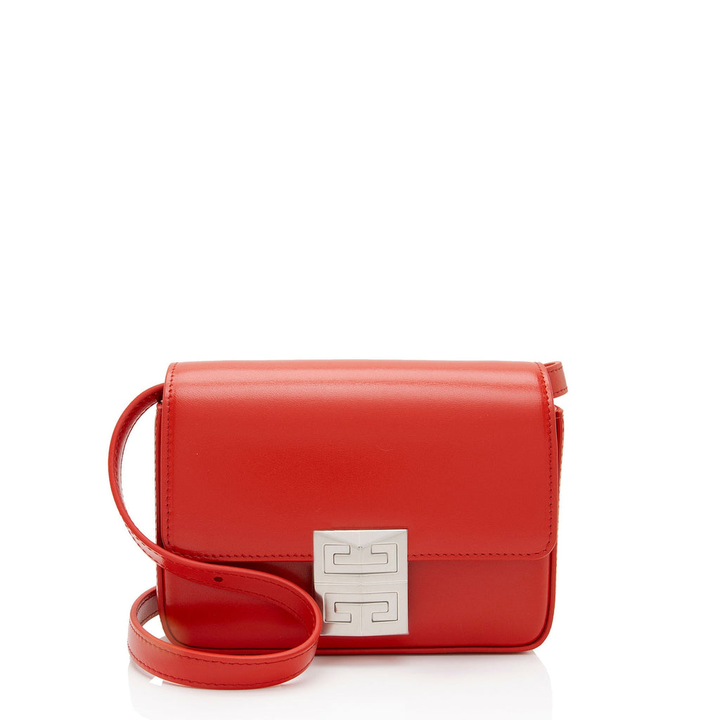 Givenchy Calfskin 4G Small Shoulder Bag - Red