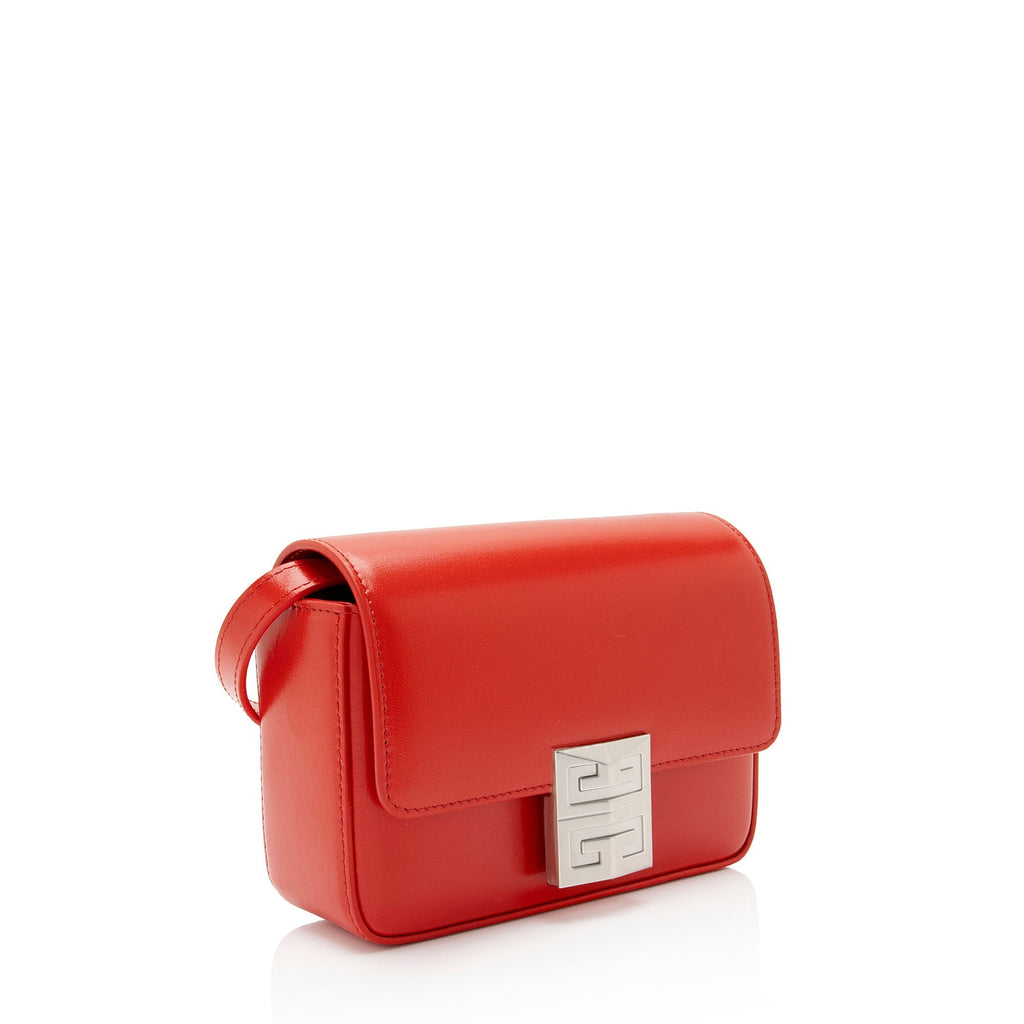 Givenchy Calfskin 4G Small Shoulder Bag - Red