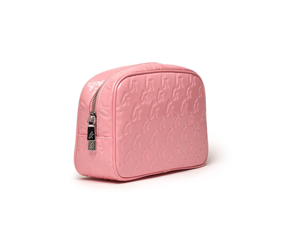 SMALL MONOGRAM TOILETRY BAG - MIRROR LIGHT PINK