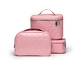 MONOGRAM TOILETRY SET - MIRROR LIGHT PINK