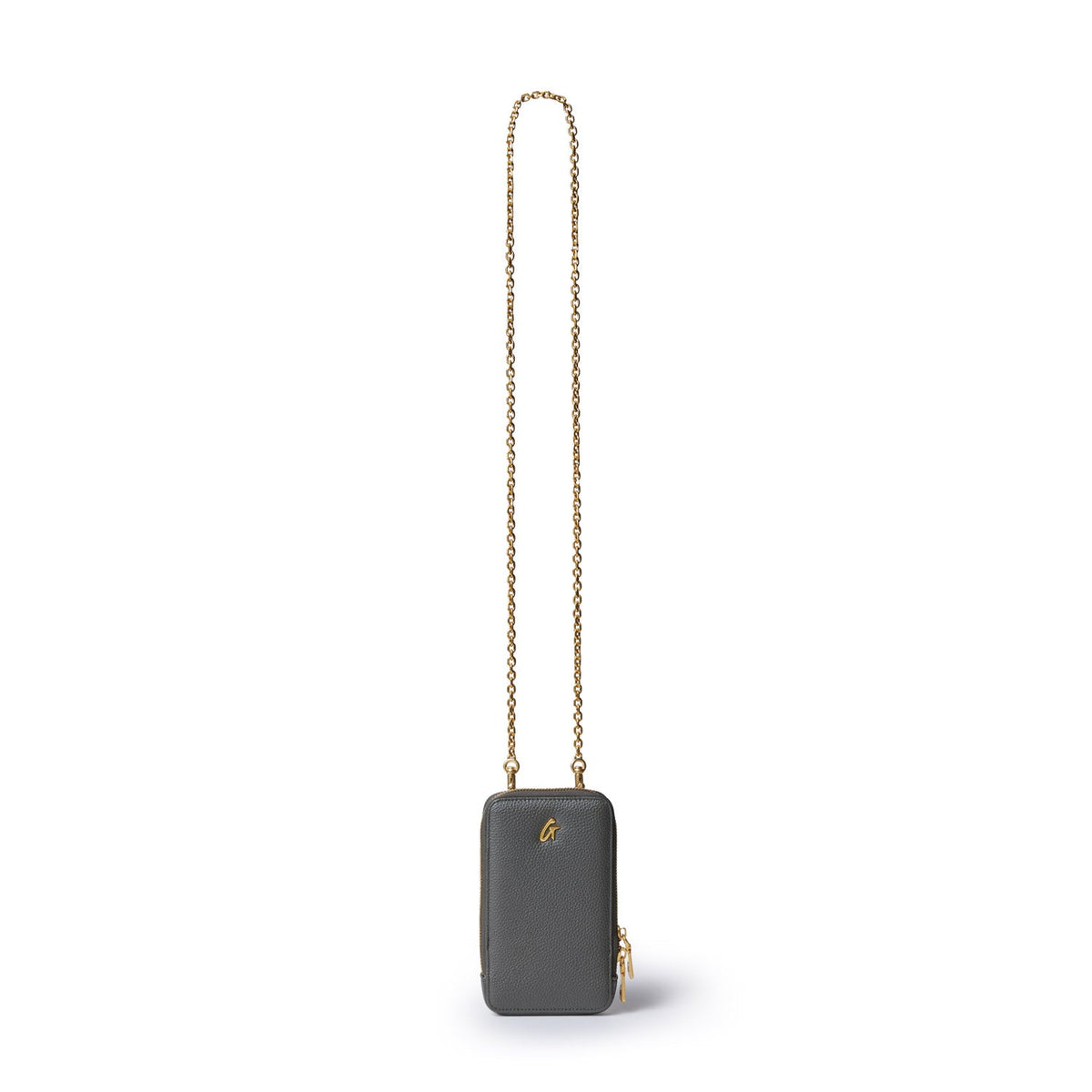 PEBBLE PHONE CROSSBODY - OLIVE GREEN