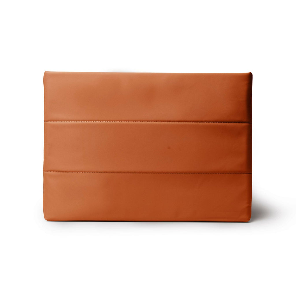 NYLON LAPTOP SLEEVE - BROWN