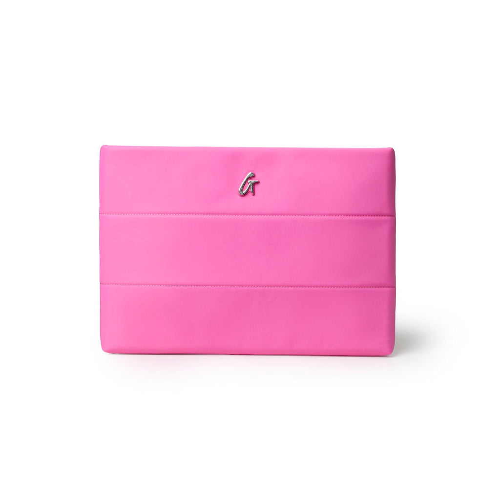 NYLON LAPTOP SLEEVE - HOT PINK