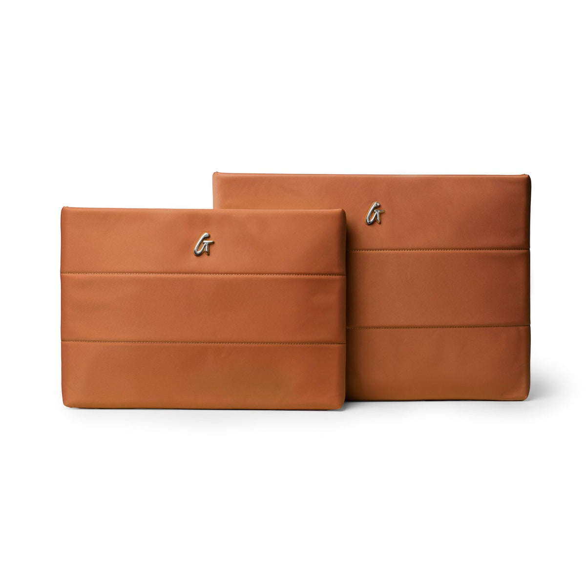 NYLON LAPTOP SLEEVE - BROWN