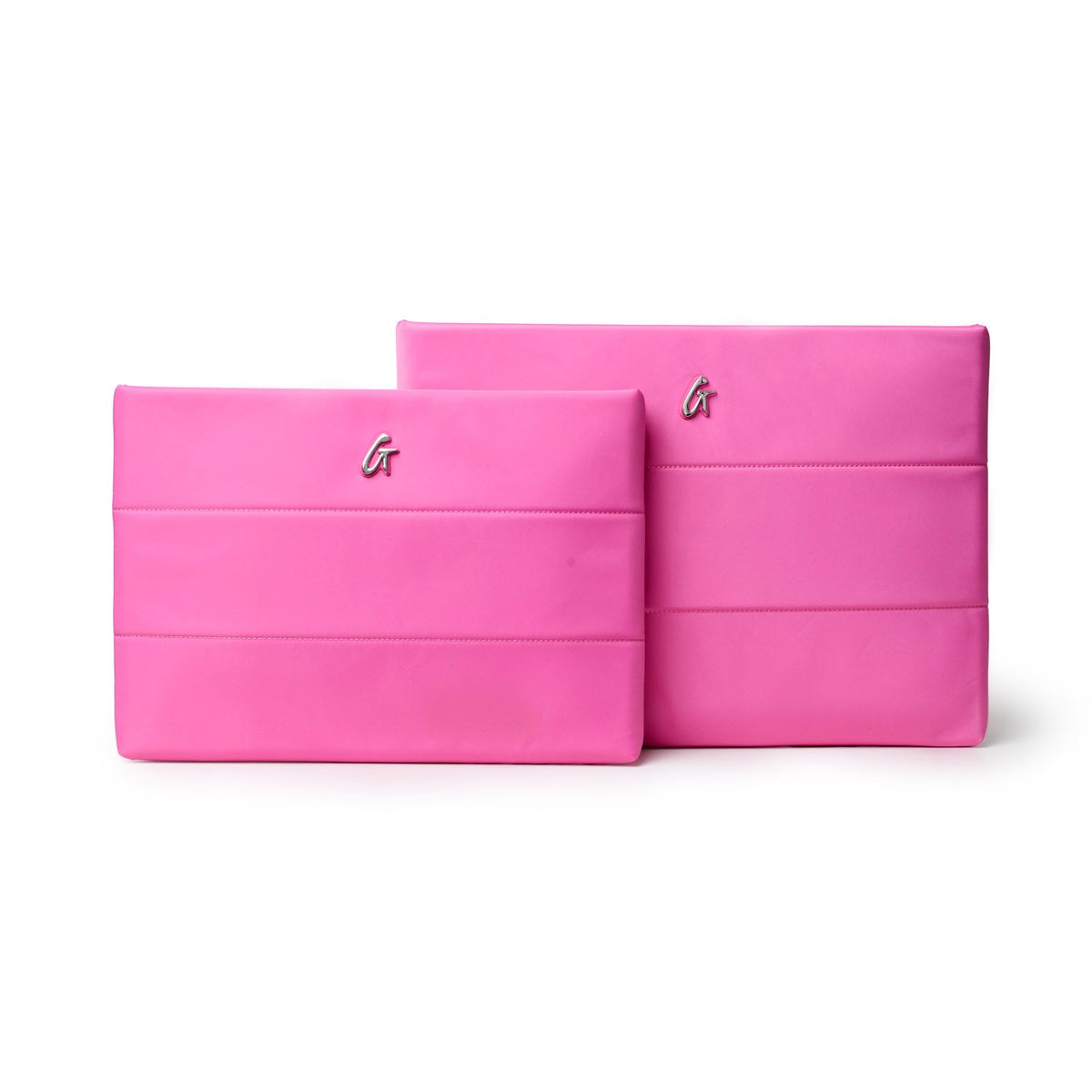 NYLON LAPTOP SLEEVE - HOT PINK