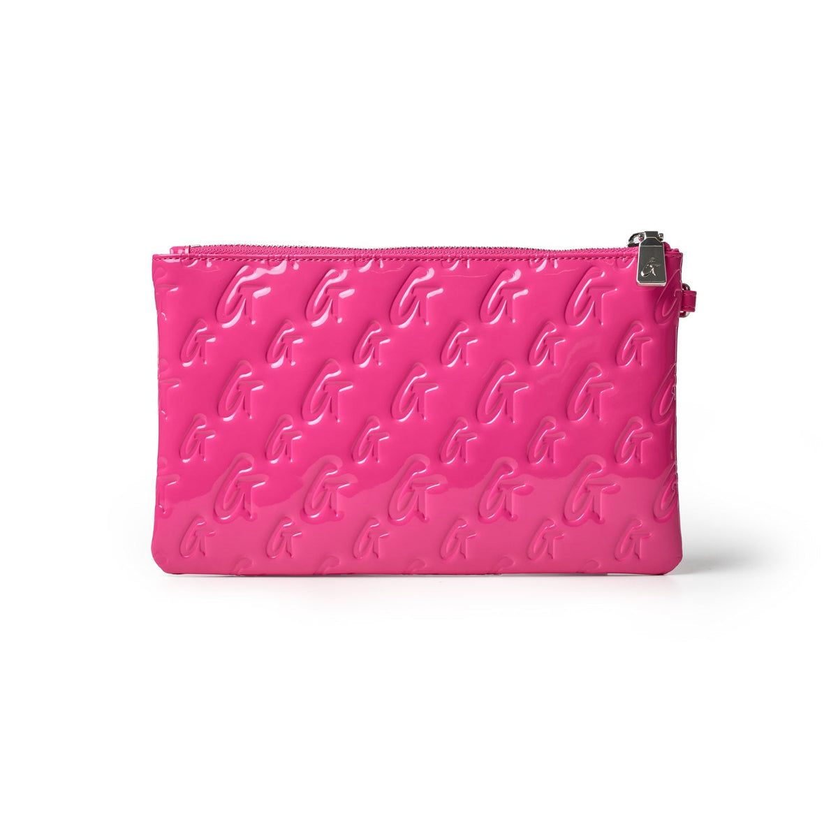 MONOGRAM WRISTLET - MIRROR HOT PINK