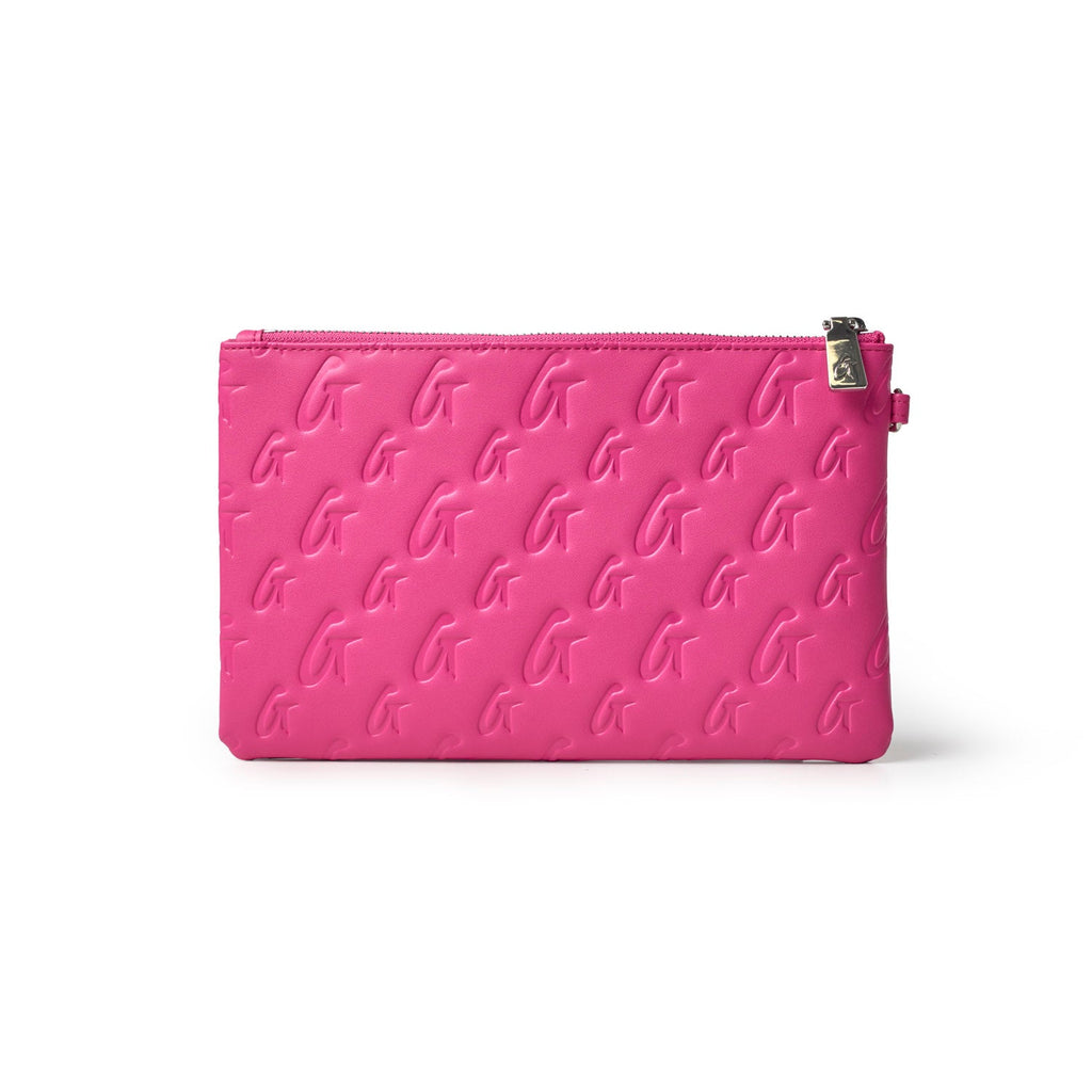 MONOGRAM WRISTLET - HOT PINK