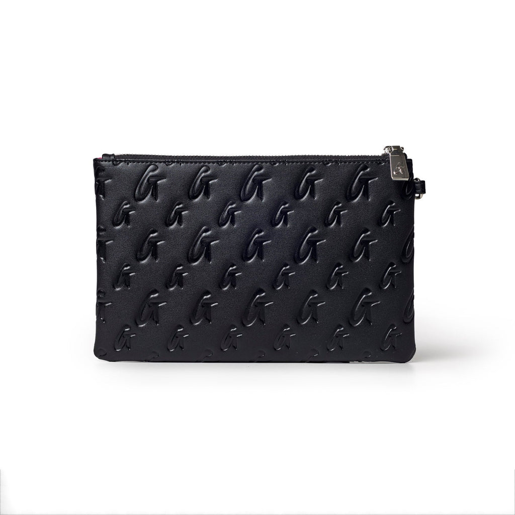 MONOGRAM WRISTLET - BLACK