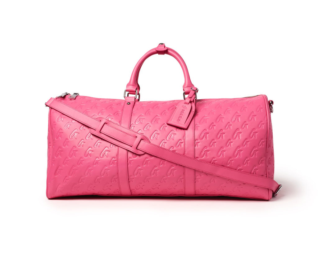 MONOGRAM TRAVEL SET - HOT PINK