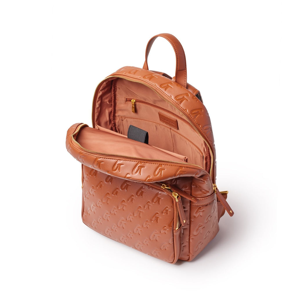 MONOGRAM UNISEX BACKPACK - BROWN