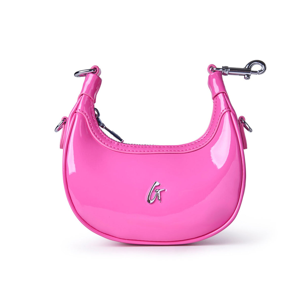 NANO MIRROR HOBO BAG - MIRROR HOT PINK