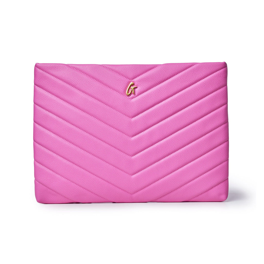 PEBBLE LAPTOP SLEEVE - HOT PINK