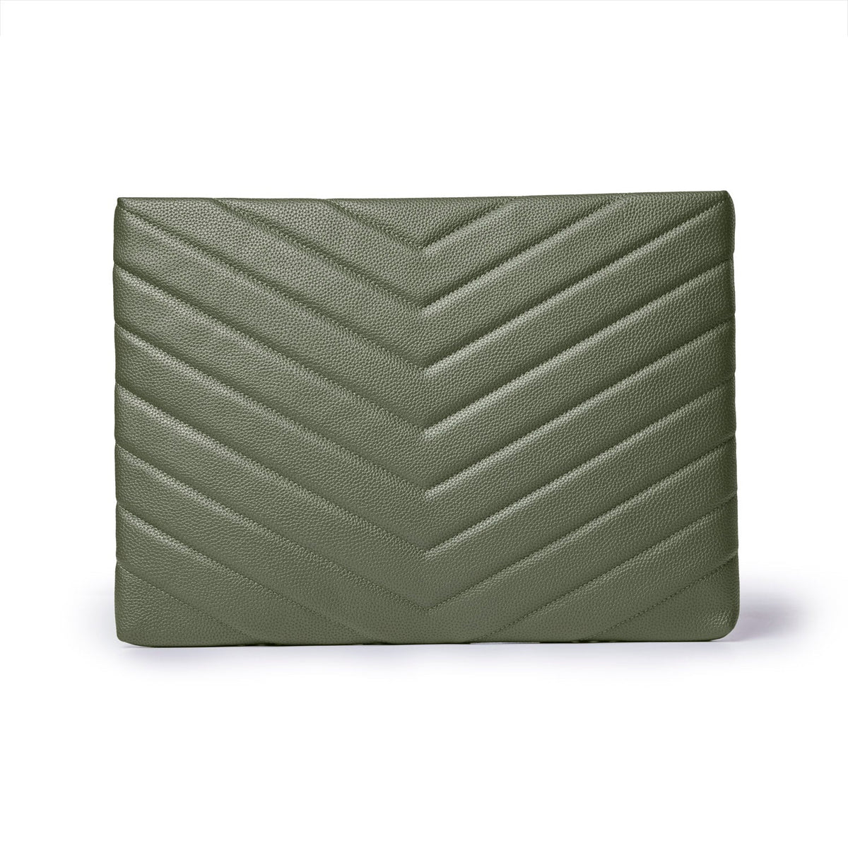 PEBBLE LAPTOP SLEEVE - OLIVE GREEN