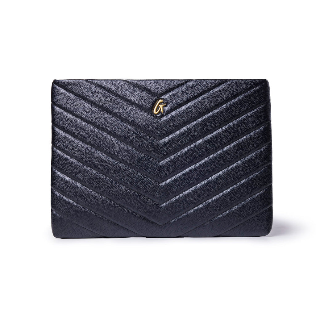 PEBBLE LAPTOP SLEEVE - BLACK