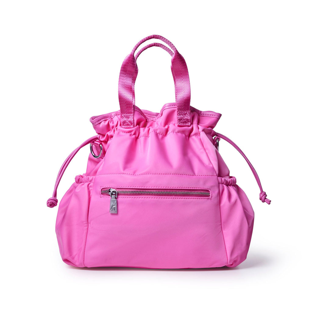 NYLON LUNCH BAG - HOT PINK