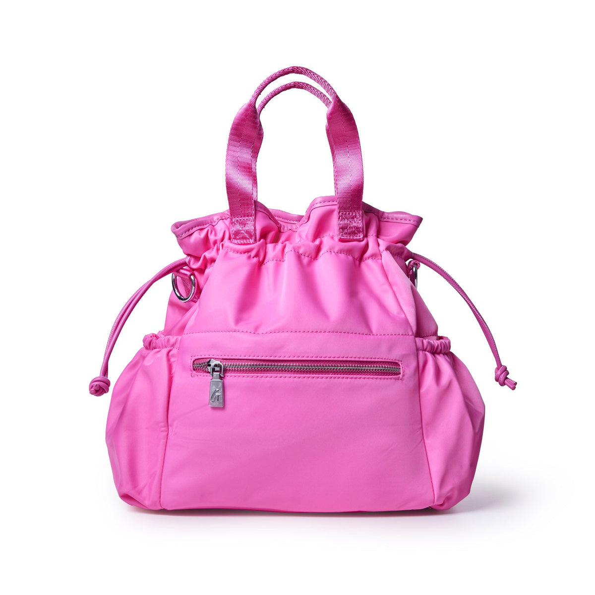 NYLON LUNCH BAG - HOT PINK