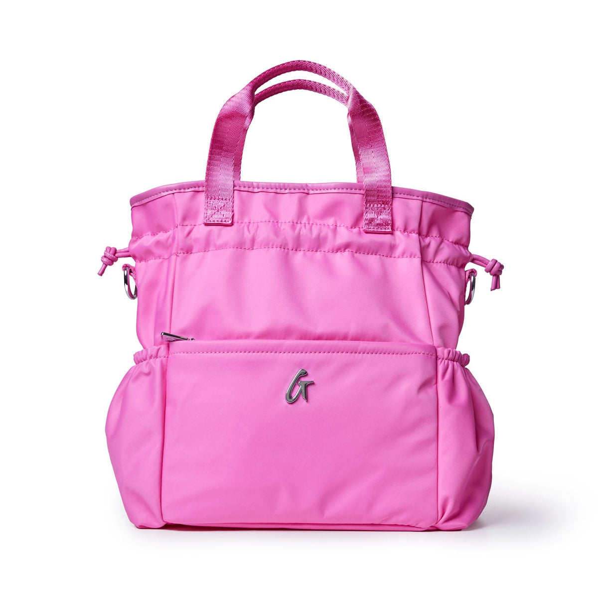 NYLON LUNCH BAG - HOT PINK