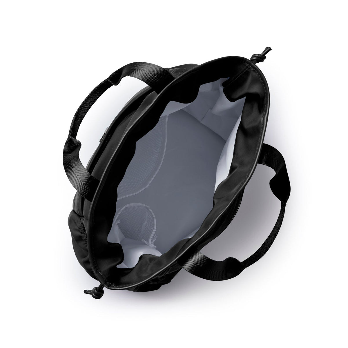 NYLON LUNCH BAG - BLACK