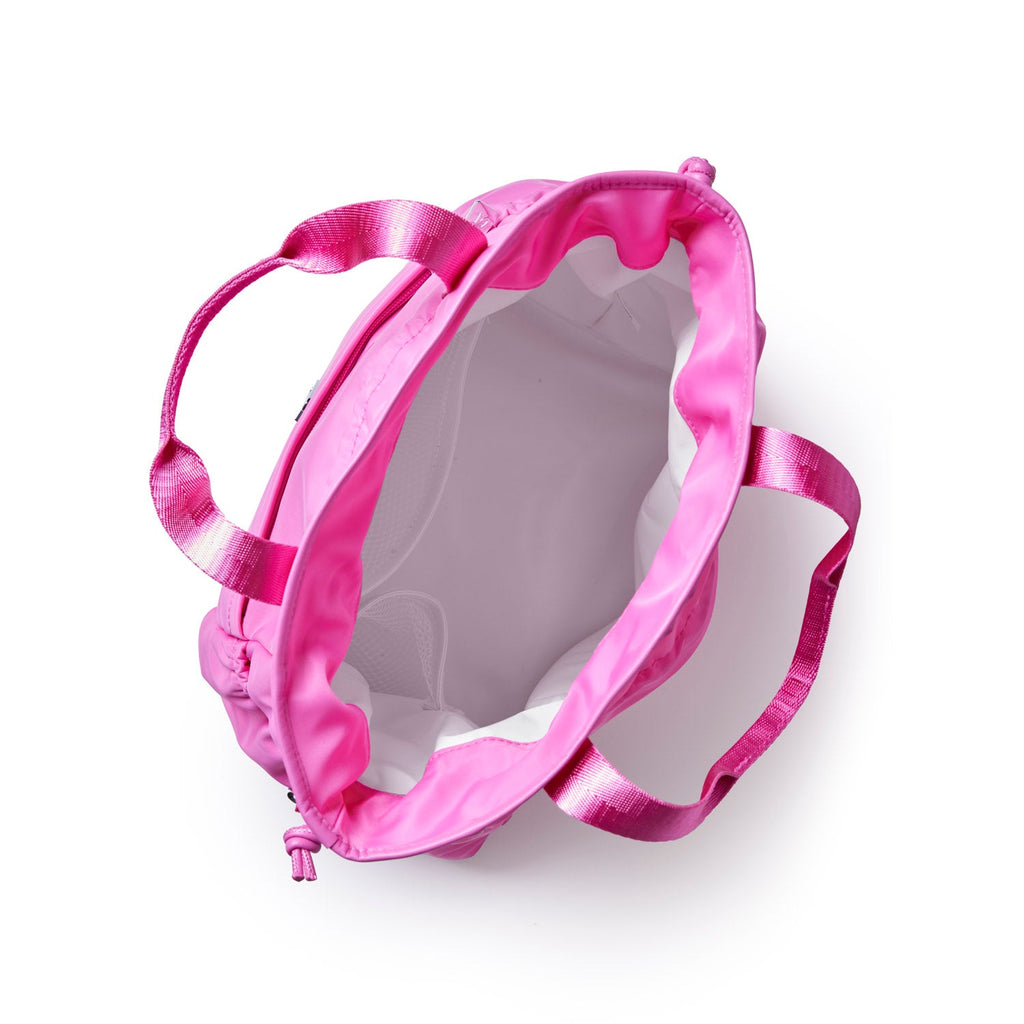 NYLON LUNCH BAG - HOT PINK