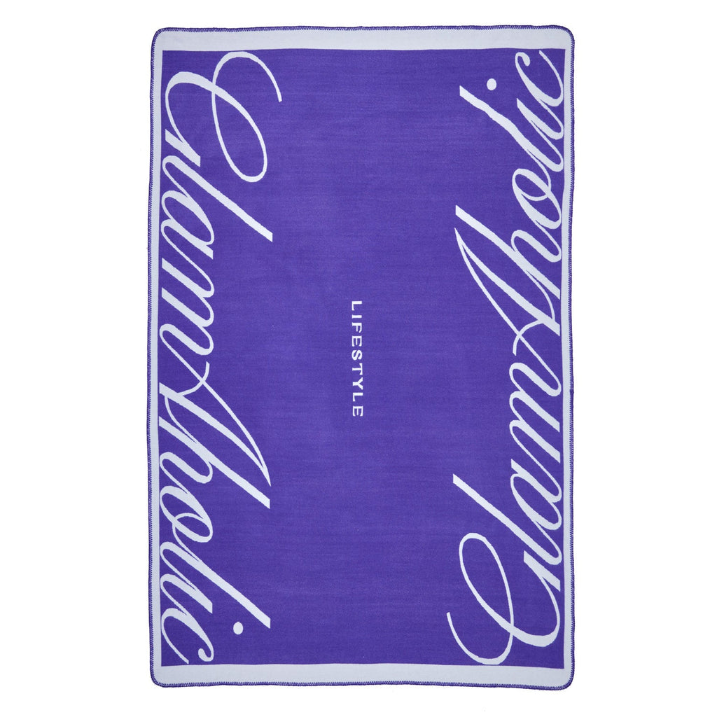 SIGNATURE LUXE THROW BLANKET - PURPLE
