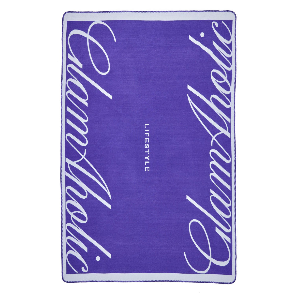 SIGNATURE LUXE THROW BLANKET - PURPLE