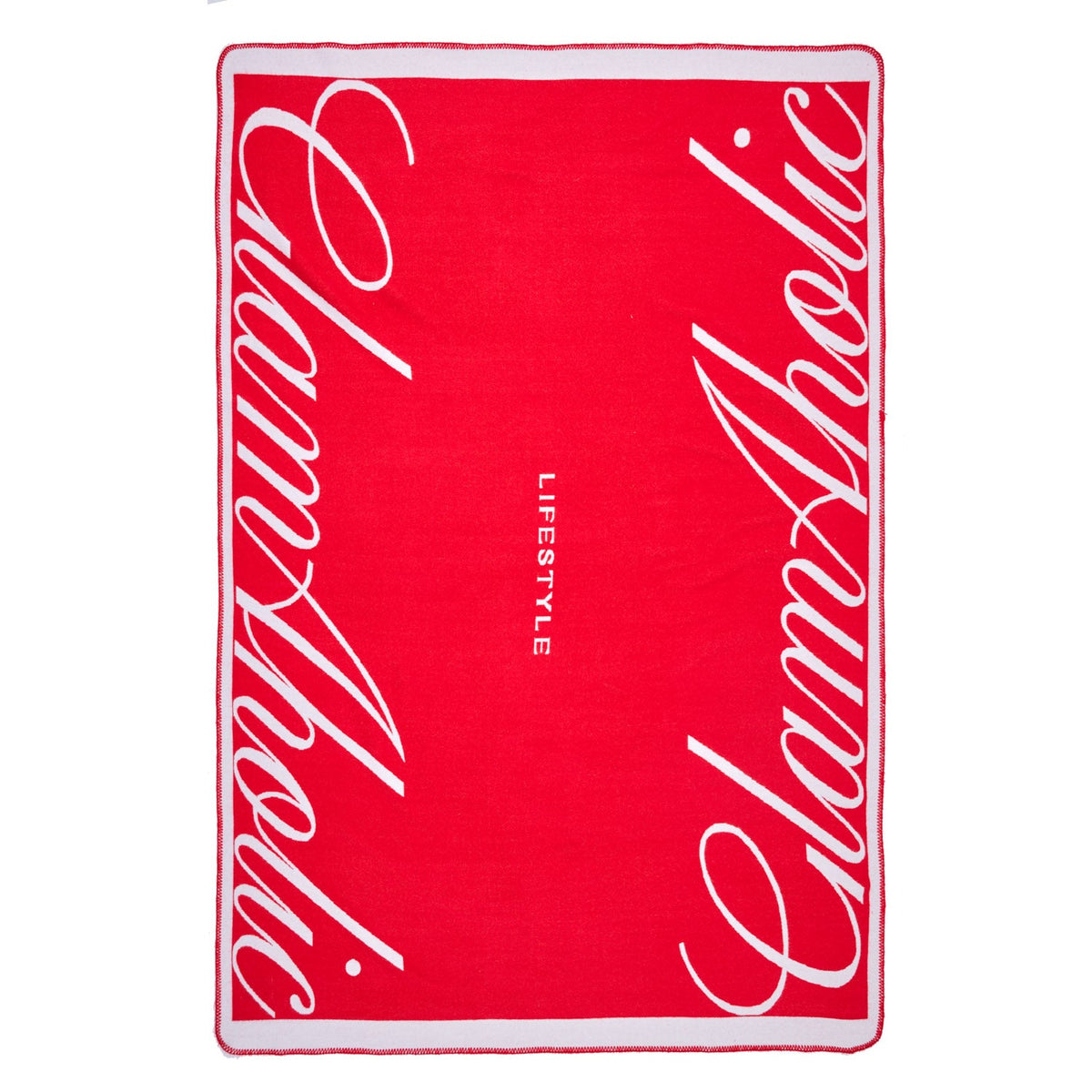 SIGNATURE LUXE THROW BLANKET - RED