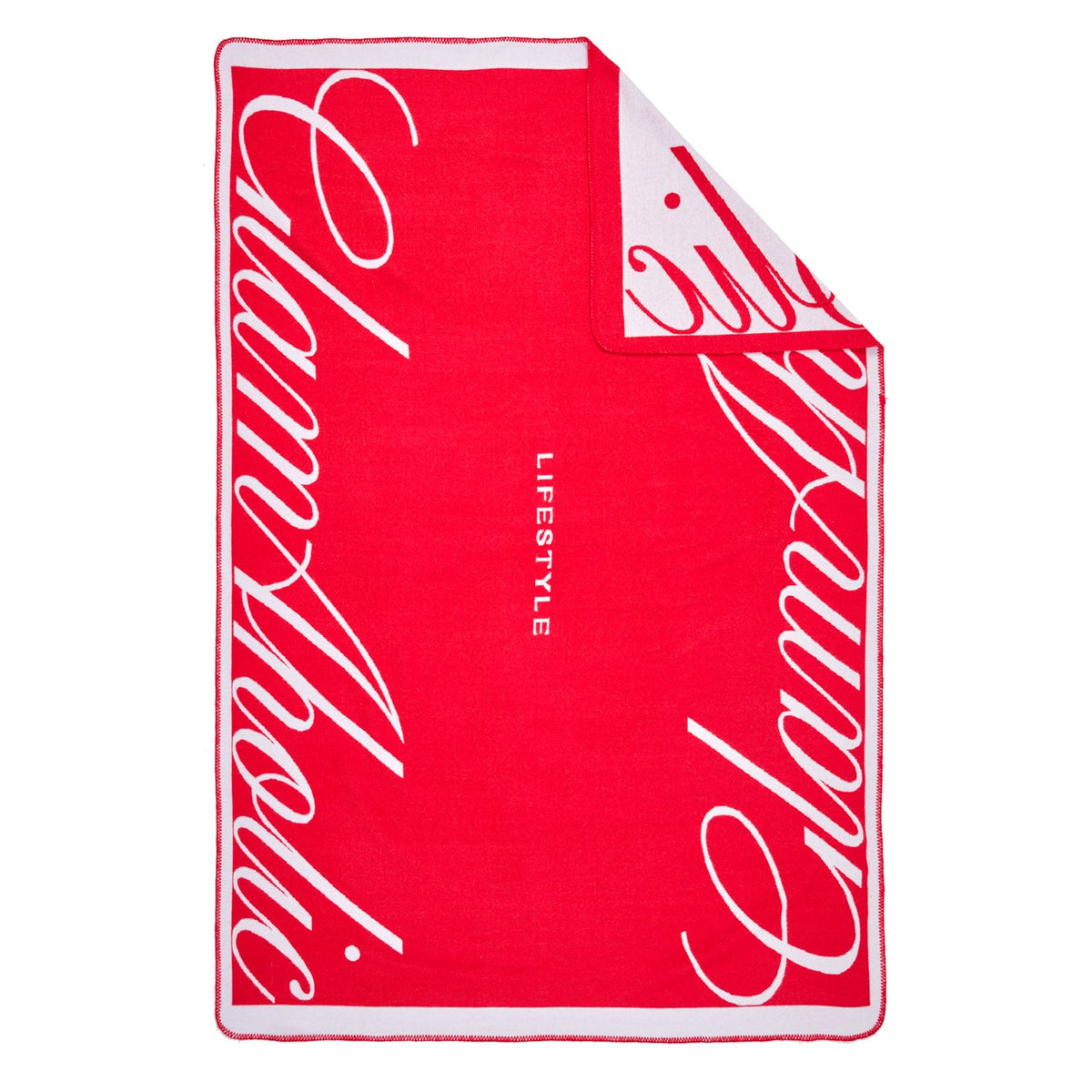 SIGNATURE LUXE THROW BLANKET - RED