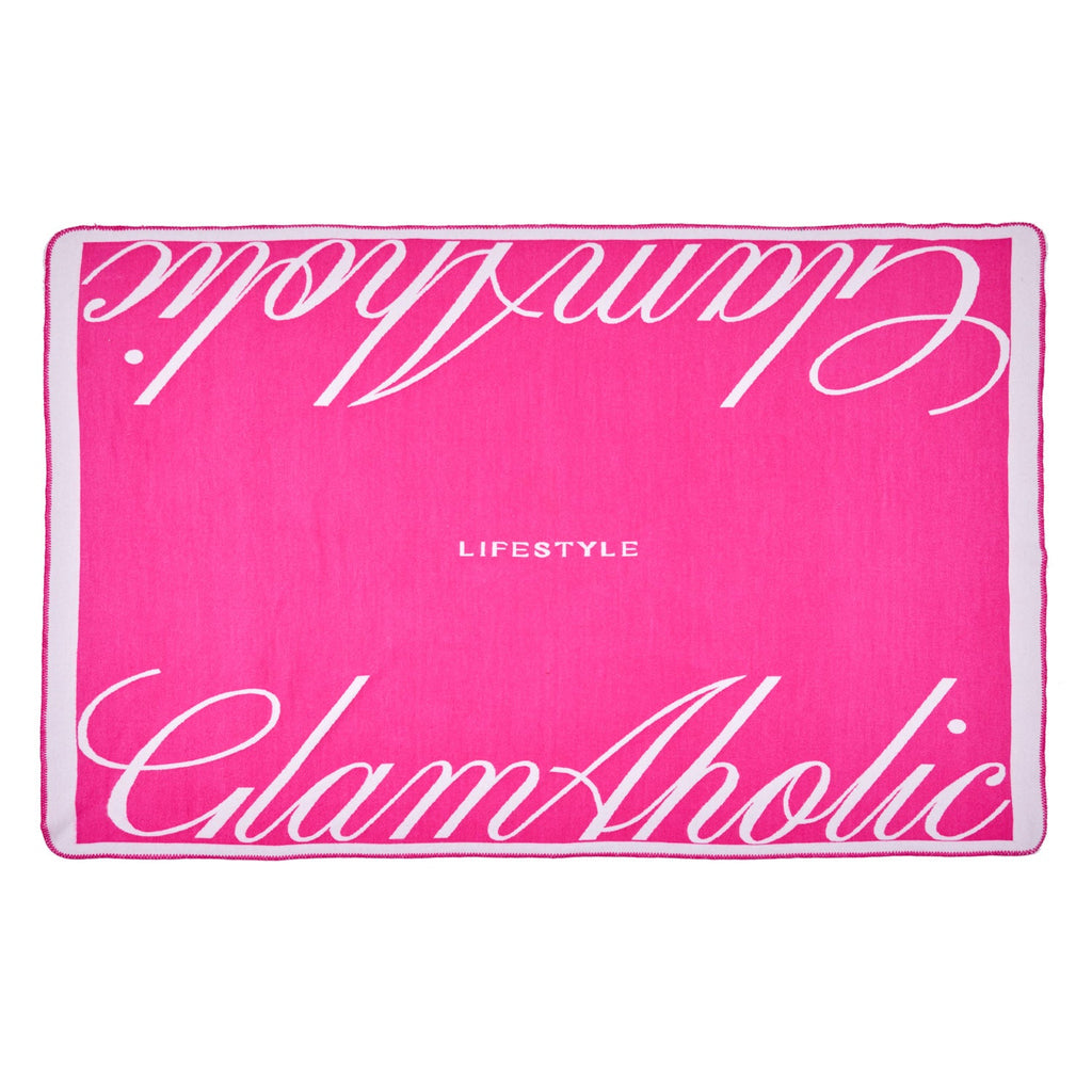 SIGNATURE LUXE THROW BLANKET - HOT PINK