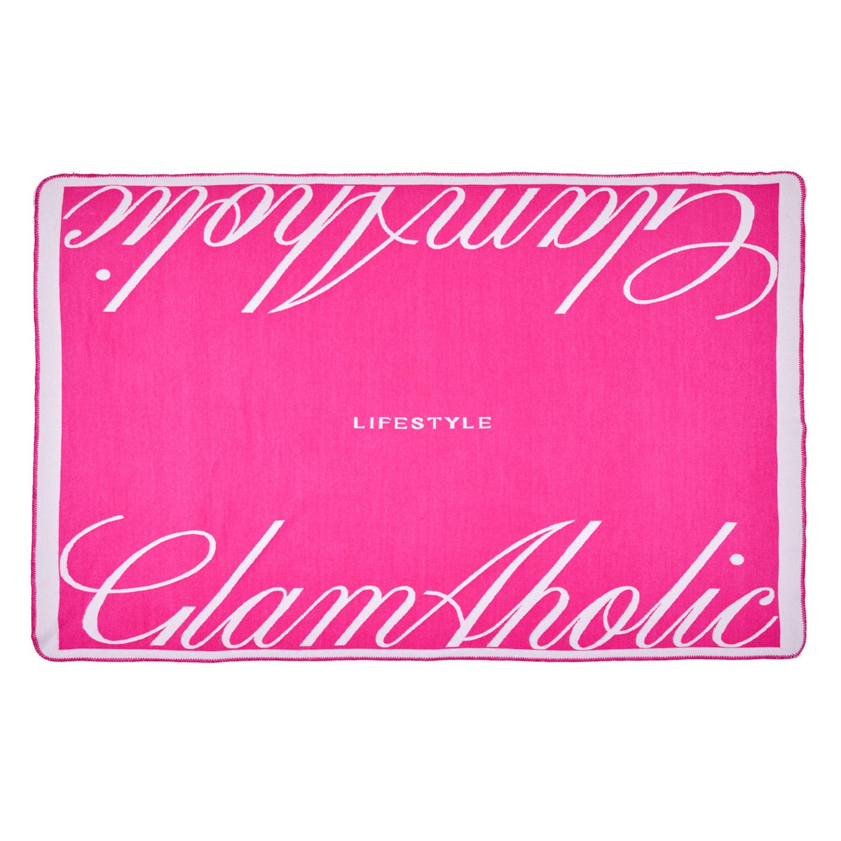 SIGNATURE LUXE THROW BLANKET - HOT PINK
