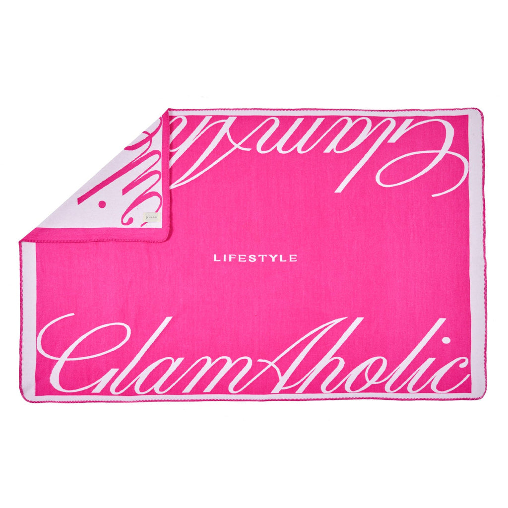 SIGNATURE LUXE THROW BLANKET - HOT PINK