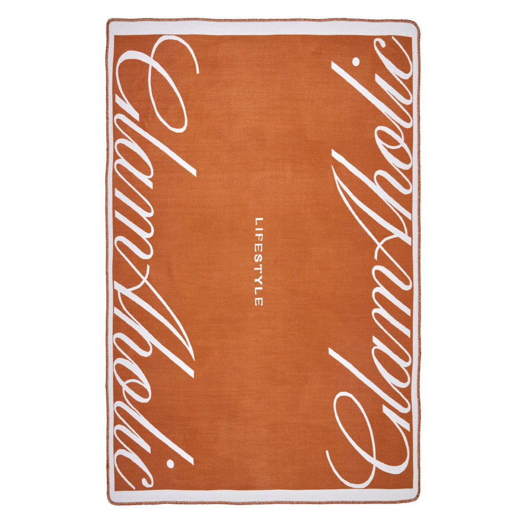 SIGNATURE LUXE THROW BLANKET - BROWN