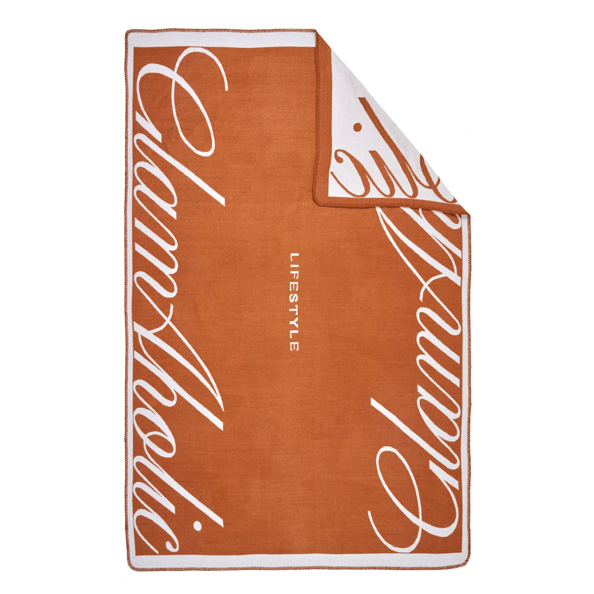 SIGNATURE LUXE THROW BLANKET - BROWN