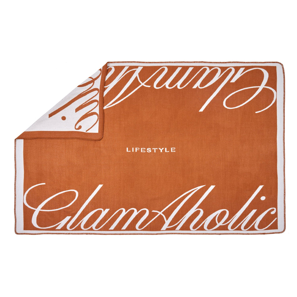 SIGNATURE LUXE THROW BLANKET - BROWN