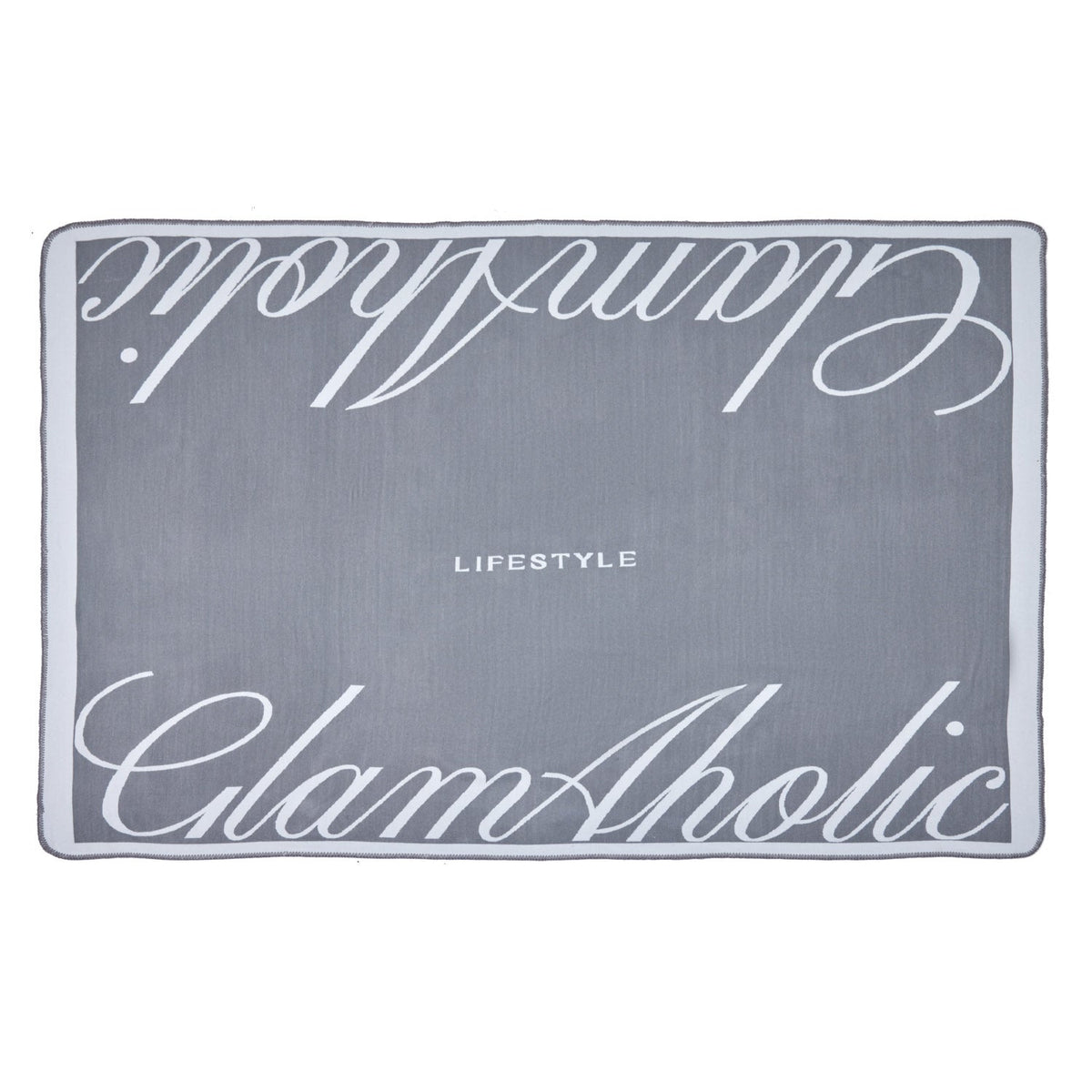 SIGNATURE LUXE THROW BLANKET - GRAY