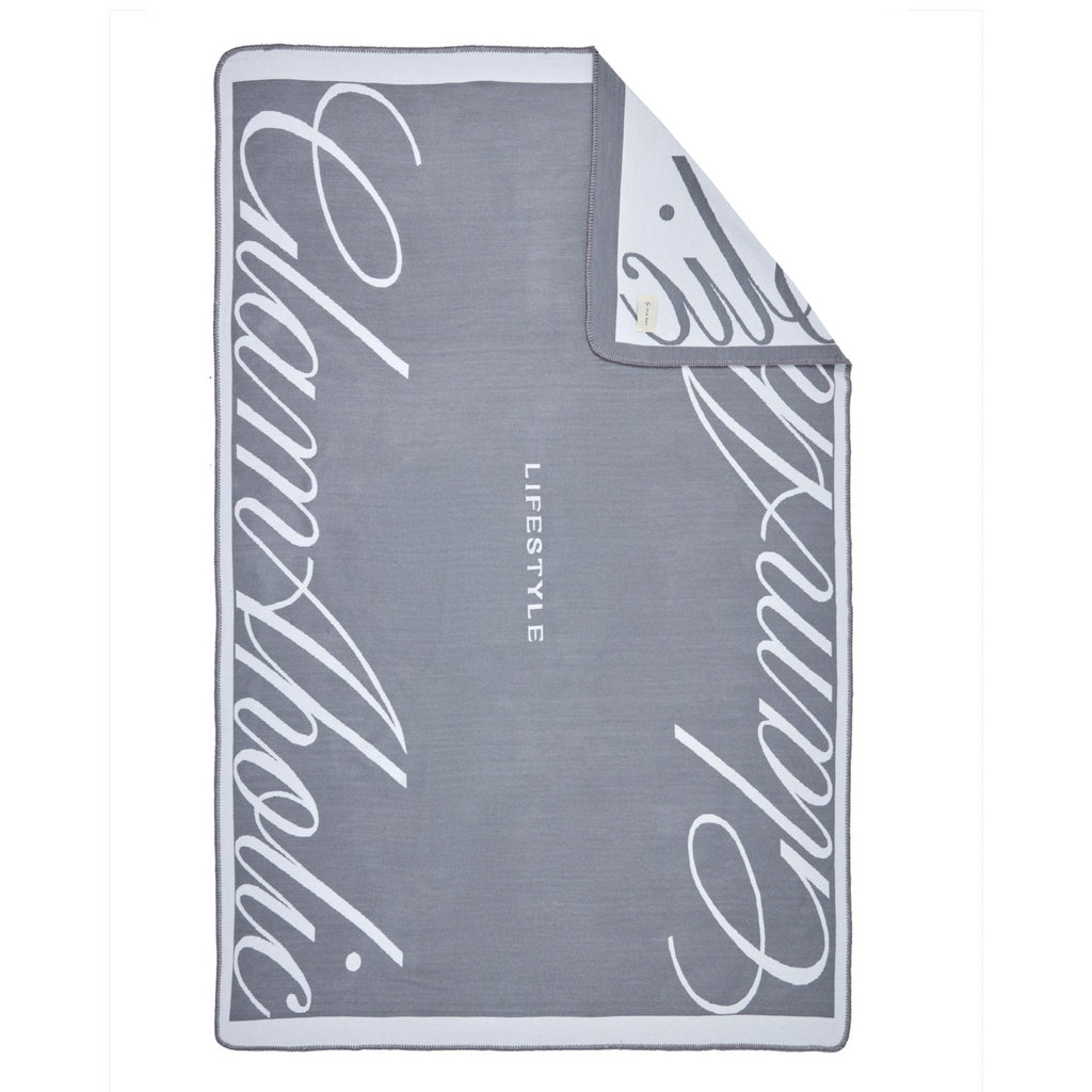 SIGNATURE LUXE THROW BLANKET - GRAY