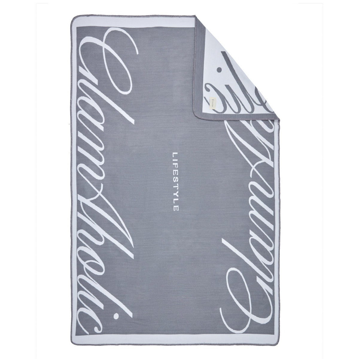SIGNATURE LUXE THROW BLANKET - GRAY