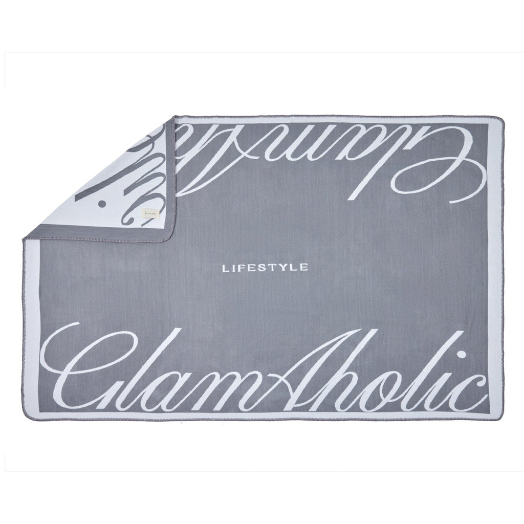 SIGNATURE LUXE THROW BLANKET - GRAY