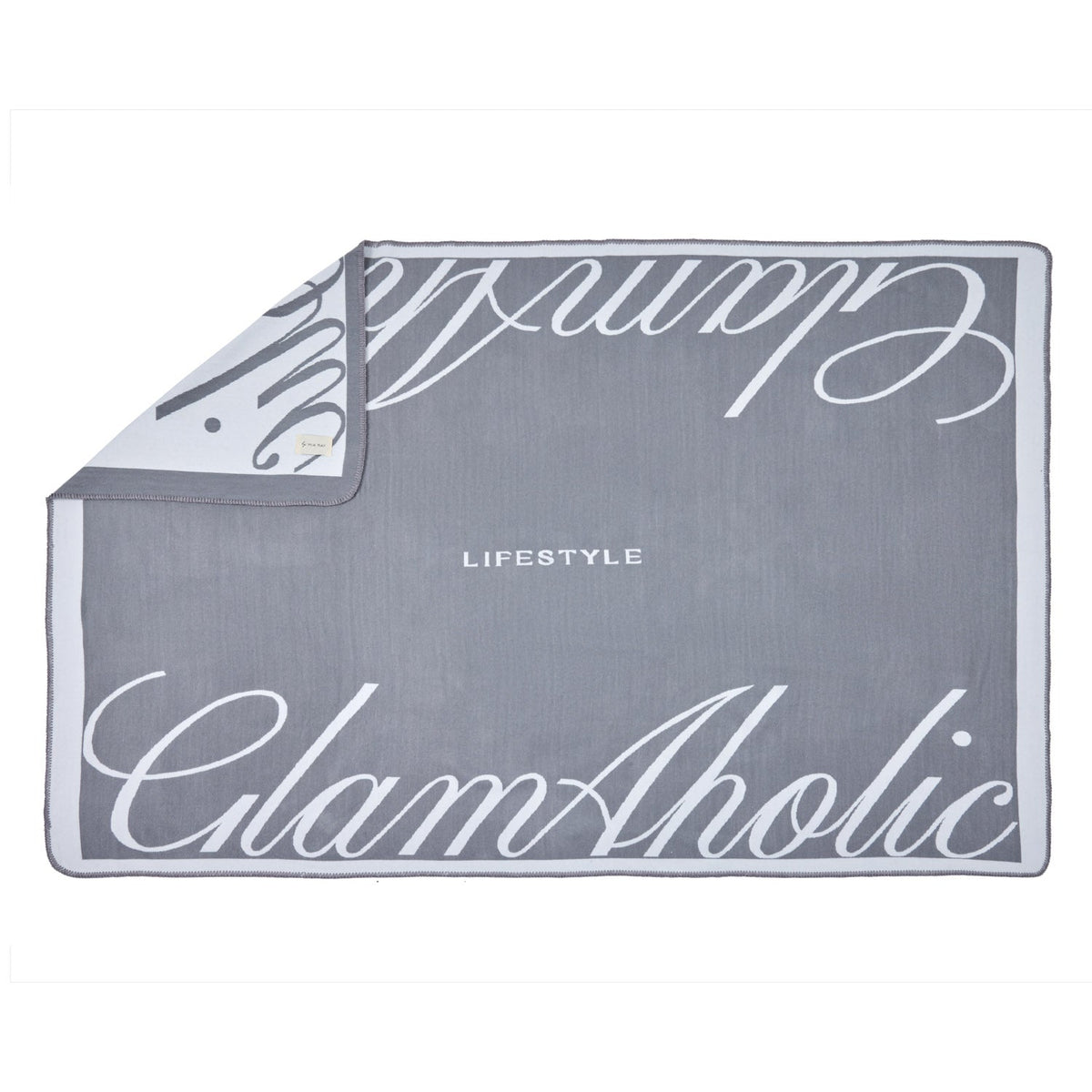 SIGNATURE LUXE THROW BLANKET - GRAY