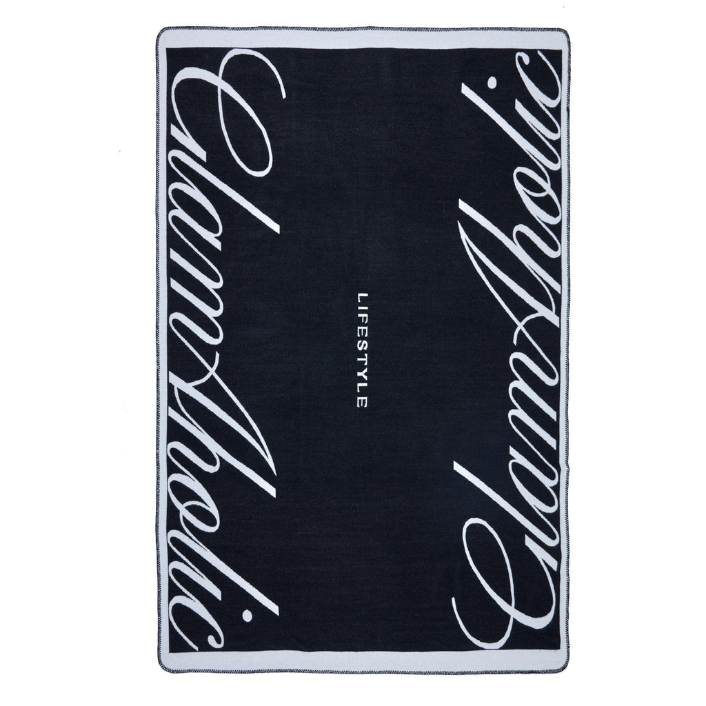 SIGNATURE LUXE THROW BLANKET - BLACK