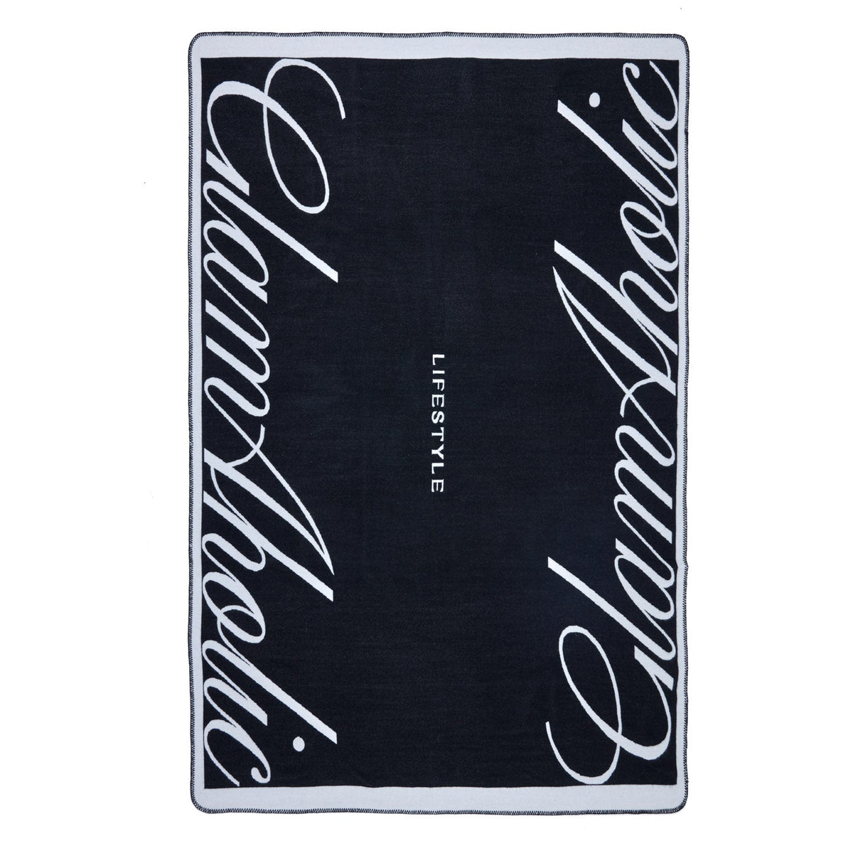 SIGNATURE LUXE THROW BLANKET - BLACK