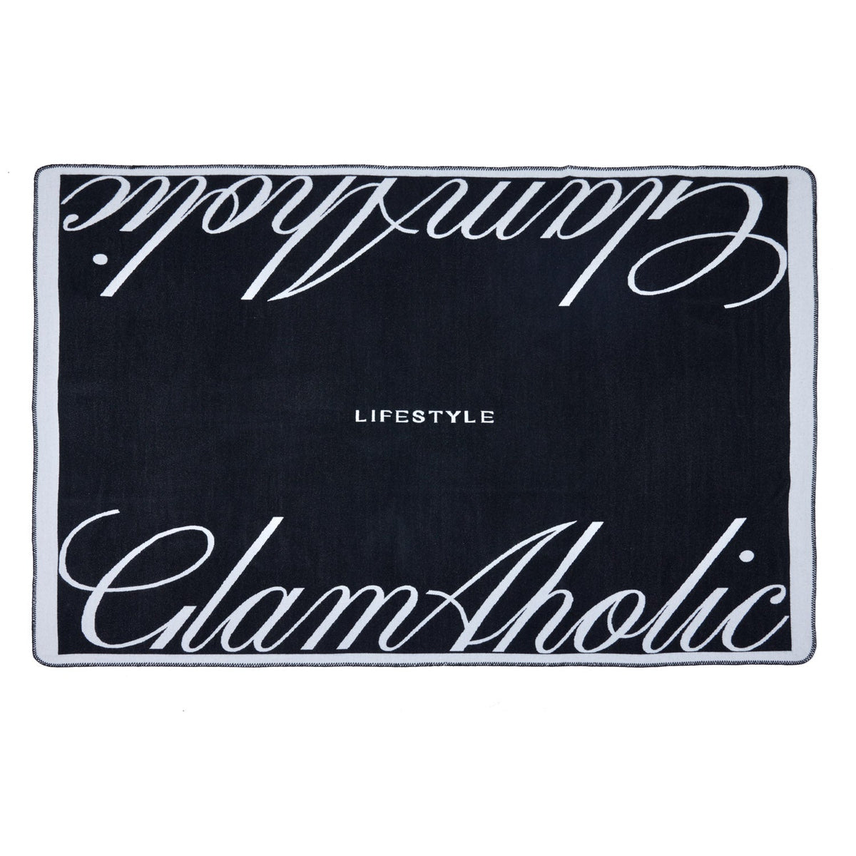 SIGNATURE LUXE THROW BLANKET - BLACK